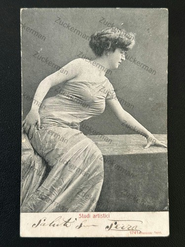 Cartolina lecce studi donna - cartolina,